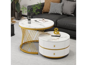Table basse  coloris blanc <strong></strong> <strong></strong>