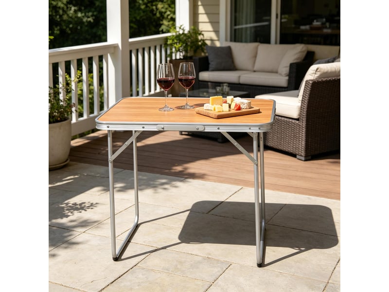  Table portable pliante ultra-légère, table multifonctionnelle camping, pêche, extérieur  - Conforama E