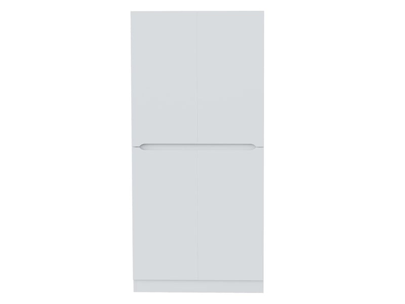  Armoire penderie 2 portes avec compartiments de rangement 70 x 40 x 170 cm LDB00428AAK - Conforama A