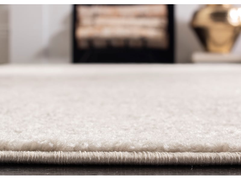  Tapis polypropylène ivoire argent 183 x 183 cm  - Conforama D