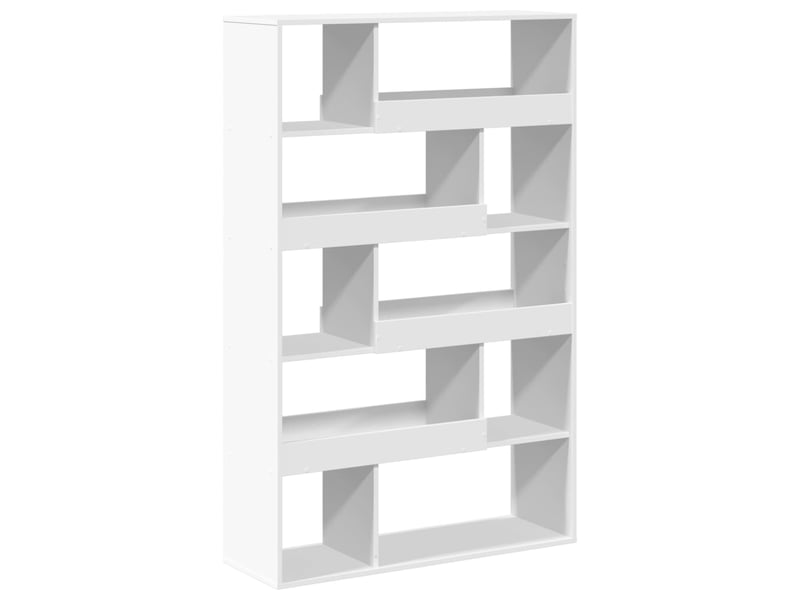  Bibliothèque, armoire à livres blanc 100x33x156,5 cm bois d'ingénierie shl7693  - Conforama A