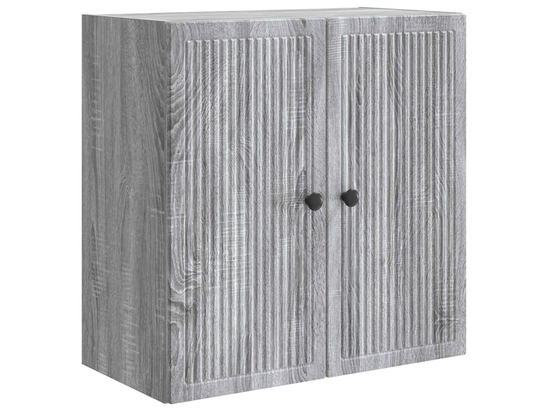  Armoire murale salon, meuble de rangement sonoma gris 59x31x60 cm bois d'ingénierie shl57  - Conforama A