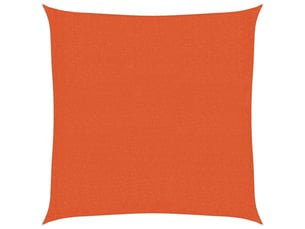 Voile d'ombrage - voile d'ombre - voile parasol 160 gm² orange 3x3 m pehd