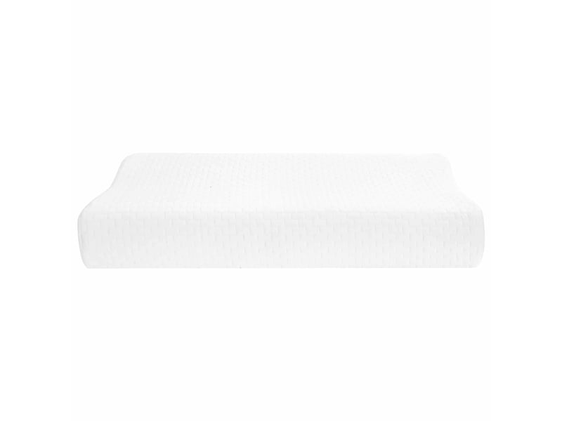 Oreiller, coussin de sommeil 60 x 37 x 12,5 cm moyen blanc cf55920 - Conforama D