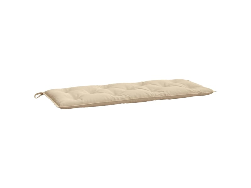  Coussin de banc de jardin, coussin d'assise beige 120x50x7 cm tissu oxford cf52652  - Conforama A