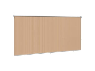 Store enrouleur, store roulant d'extérieur 355 (l) x 140 (h) cm beige cf47395