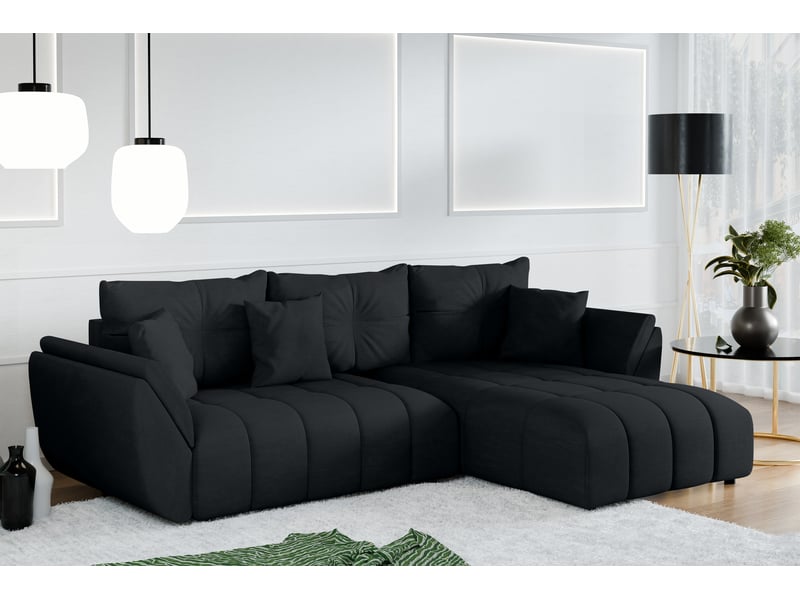 Canapé méridien antalya canapé angles convertible gris foncé Antalya - Conforama B