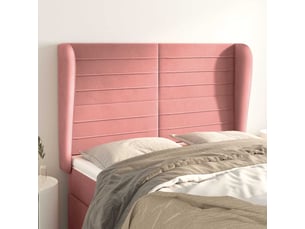 Tete de lit A poser largeur 147 cm rose
