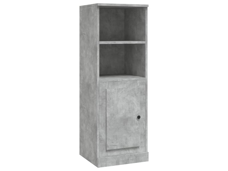  Buffet haut - bahut - meuble de rangement gris béton 36x35,5x103,5 cm bois d'ingénierie  - Conforama A