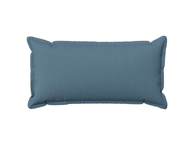  Lot de 6 housses de coussin houten bleu denim 40 x 80 cm cf49958  - Conforama A