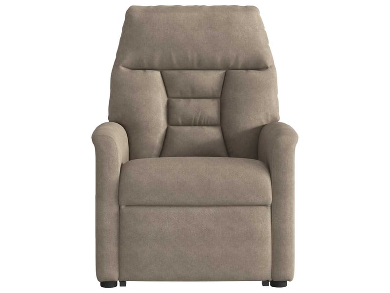  Fauteuil inclinable de massage, fauteuil relax taupe tissu microfibre shl44583  - Conforama E