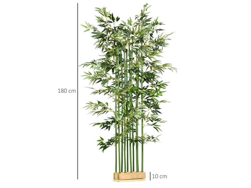  Bambou artificiel 180 cm en pot vert  - Conforama D