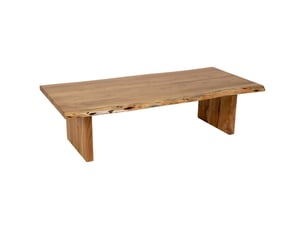 Table basse en bois marron 150x70x40 cm (hauteur)