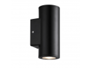 Applique extérieure fabrilamp yopol coloris noir 2 x gu10 ip54 18,6 x 7,6 x 9,9 cm
