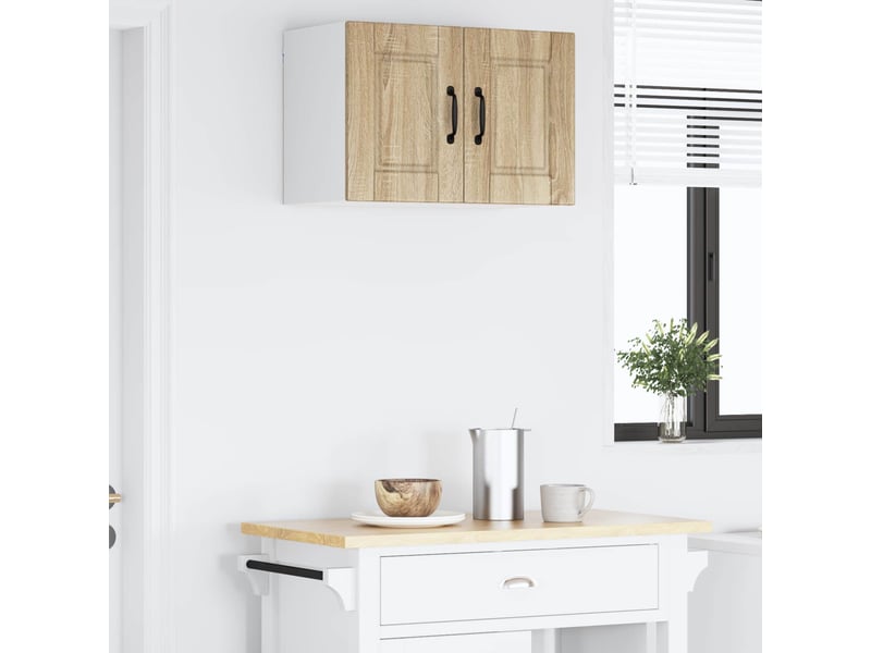 Meuble mural de cuisine, armoire de cuisine chêne sonoma 60x31x40cm shl6863 - Conforama D