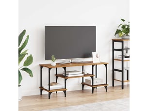 Meuble tv coloris marron 102 cm <strong></strong>  <strong></strong>
