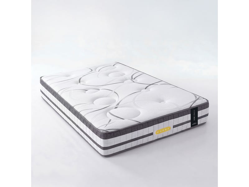  Matelas ressorts ensachés concorde - 26 cm -  80x200 cm - blanc 3MA503.0820 - Conforama A