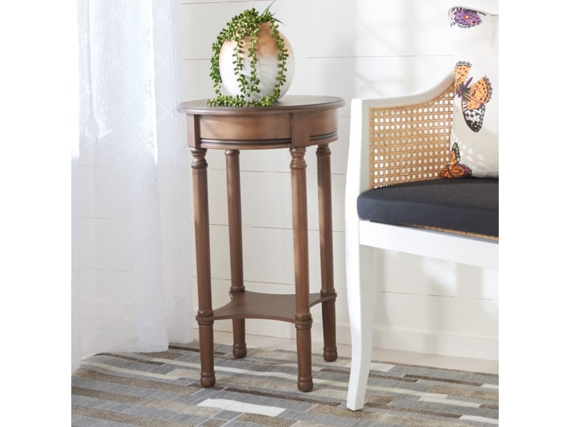  Table d'appoint en bois marron  - Conforama A