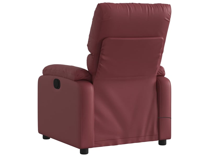 Fauteuil de massage inclinable électrique, fauteuil relax rouge bordeaux shl54905 - Conforama E