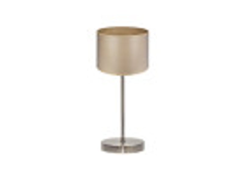  Fabrilamp tania lampe à poser marron effet bois clair, abat-jour textile effet bois, 1 x e14, 42 cm 188371085 - Conforama B