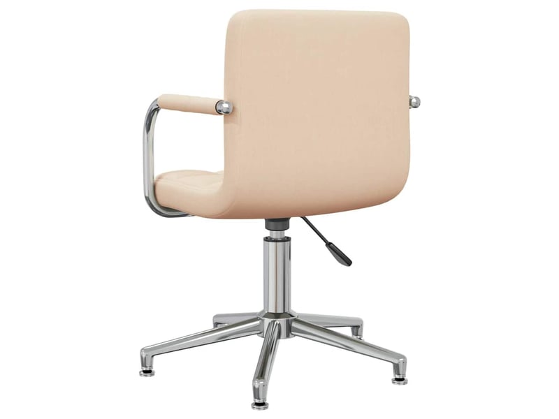 Chaise de bureau, chaise pivotante crème tissu cf27351 - Conforama E