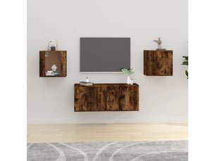 Meuble tv coloris marron 40 cm