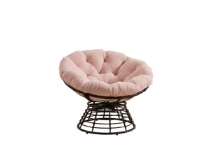 Fauteuil fixe  <strong></strong> Tissu rose