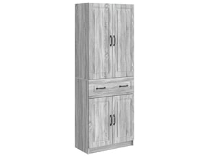 Buffet - ensemble de meubles 2 pc sonoma gris bois d'ingénierie