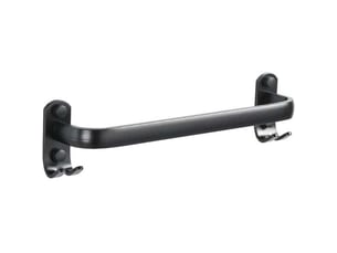 Enowelir barre porte-serviettes mural noir 40 cm pour salle de bain et cuisine
