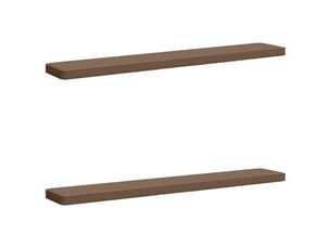 Lot de 2 coussins de banc, coussins d'assise vught 100 % polyester taupe cf58571