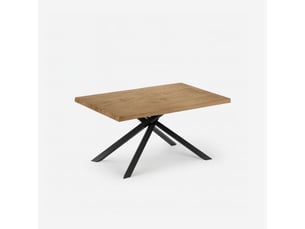 Table extensible en chêne plaqué 160240x90 blake - chêne