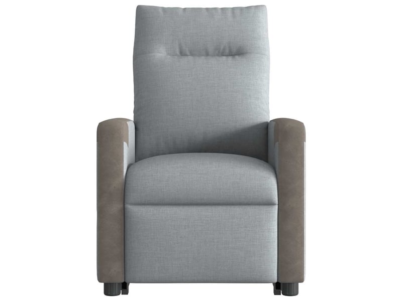Fauteuil relax, fauteuil de massage inclinable gris clair tissu shl47385 - Conforama E
