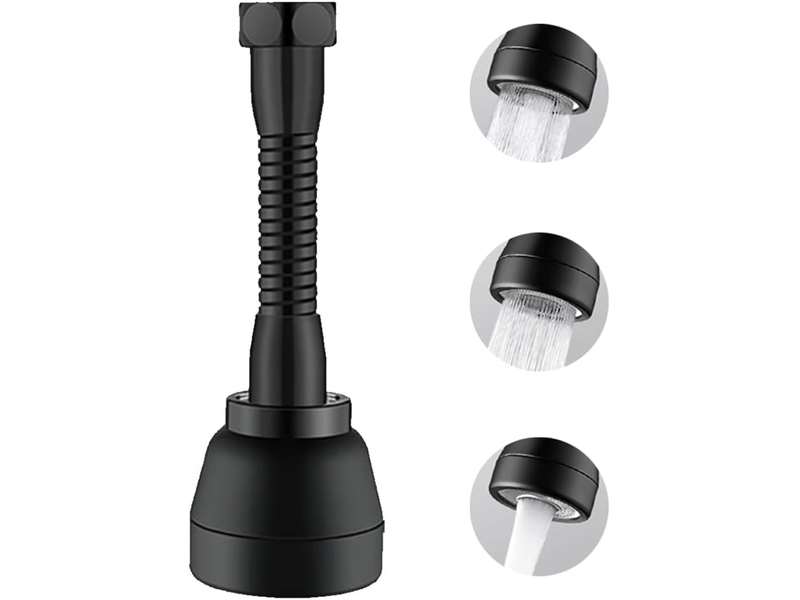  Embout de robinet rotatif à 360 °, économie d'eau, rallonge de robinet de cuisine avec adaptateur universel, accessoires d'évier de cuisine et outils  - Conforama A