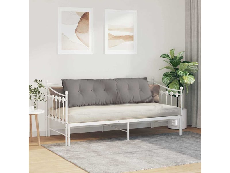 Coussin de dos, coussin de dossier taupe 160 x 19 x 50 cm tissu cf55023 - Conforama D