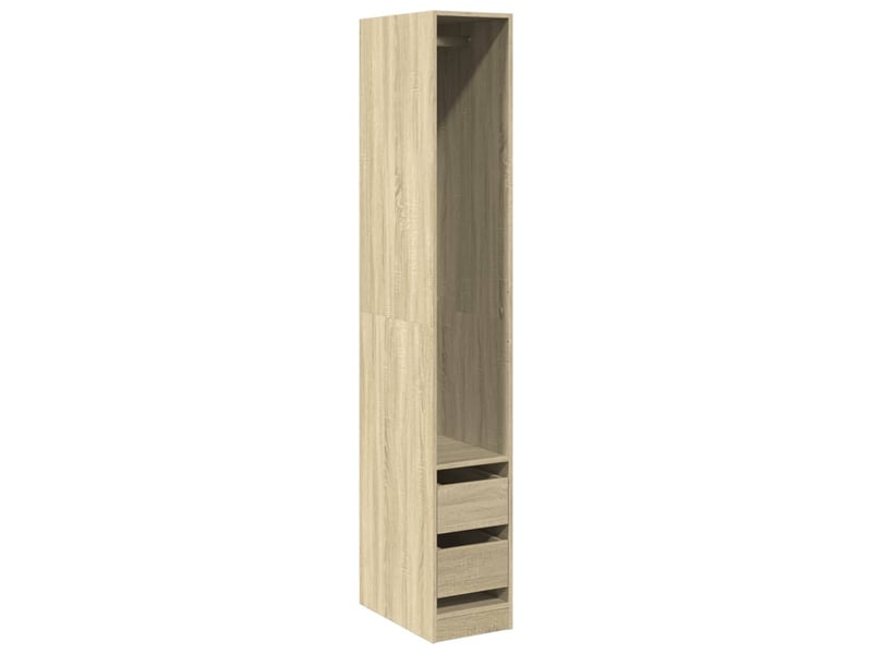  Garde-robe, armoire de rangement chêne sonoma 30x50x200 cm bois d'ingénierie shl71350  - Conforama A