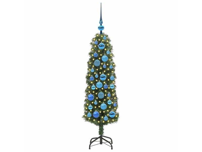  Sapin de noël artificiel, arbre de noël vert 120 cm pvc et acier et plastique shl6440  - Conforama C