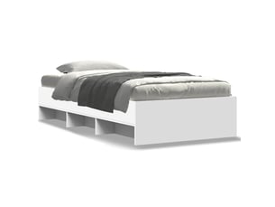 Lit simple 100x200 cm    coloris blanc