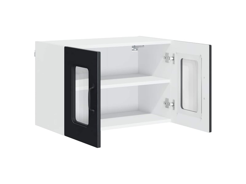  Meuble mural de cuisine | armoire de cuisine noir 60x31x40cm shl9661  - Conforama E