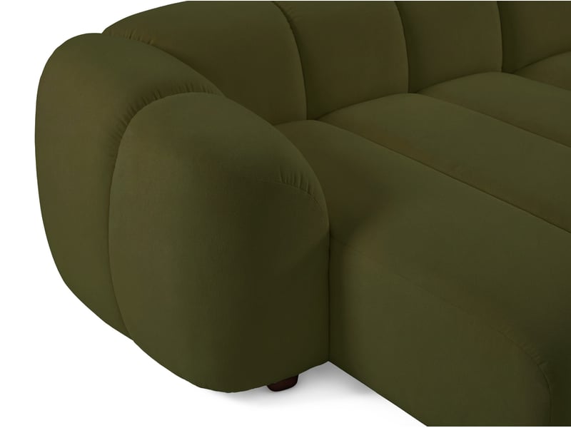 Selsey millma - canapé d'angle - 300 cm - velours vert Millma - Conforama E