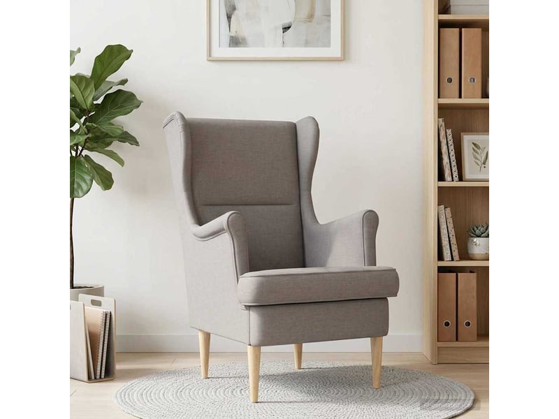 Vidaxl fauteuil taupe tissu - Conforama B