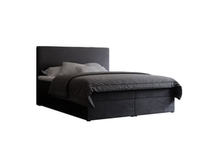 Lit coffre 180x200 cm IDOHOME GIULIA coloris gris