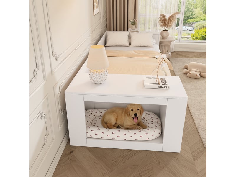  Lit simple avec tiroirs et rangement, blanc, 90 x 200 cm, sans matelas  - Conforama B