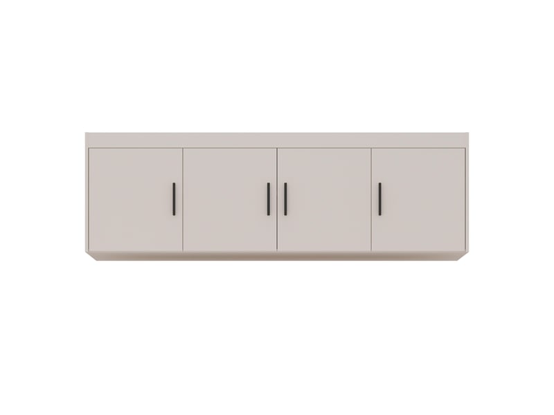 Surmeuble armoire storicos 4 portes beige 176x55x53 cm Storicos - Conforama D