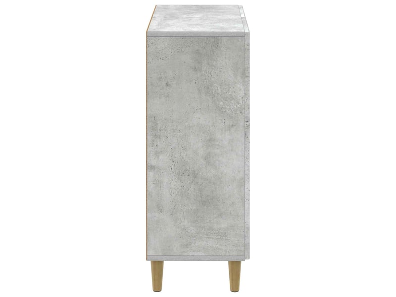  Meuble à chaussures, armoire à chaussures delft 59,5x39,5x90 cm gris béton  - Conforama E