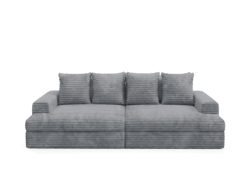 Canapé caldo tilia à confort élevé couleur : tilia gris - Conforama A