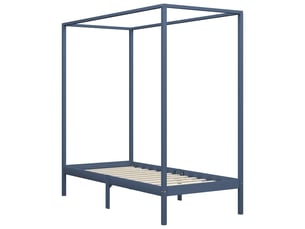Lit simple 90x200 cm    coloris gris