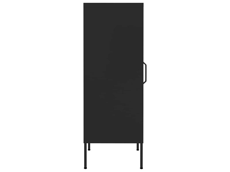  Armoire de rangement, rangement bureau noir 42,5x35x101,5 cm acier shl8438  - Conforama D