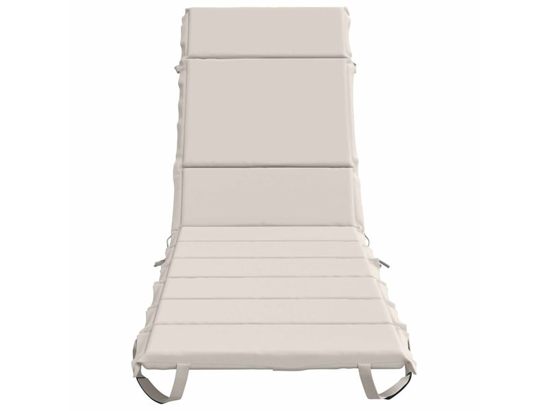 Coussin de transat, coussin pour bain de soleil gemert 100 % polyester blanc 200 x 50 x 3 cm cf56113 - Conforama D