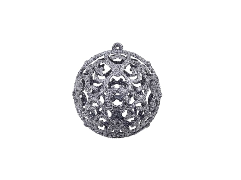  Ensemble de boules de noël 100 pcs 346 cm blancgris  - Conforama C