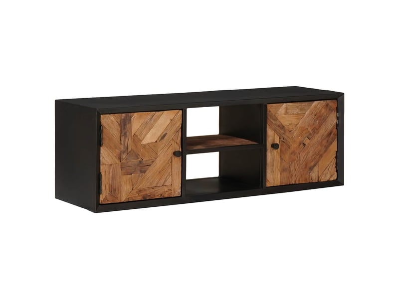  Meuble tv - banc tv - meuble de rangement avec étagère avec stockage 105 x 30 x 35 cm  - Conforama C